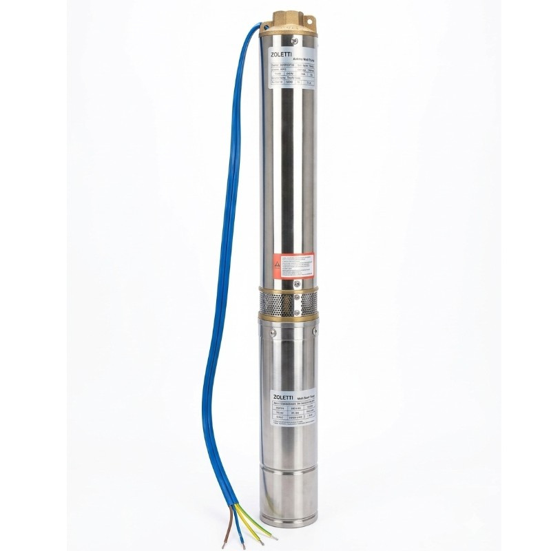 Bomba Sumergible 1HP ZOLETTI™ 100QJD3-62/8 con controlador 