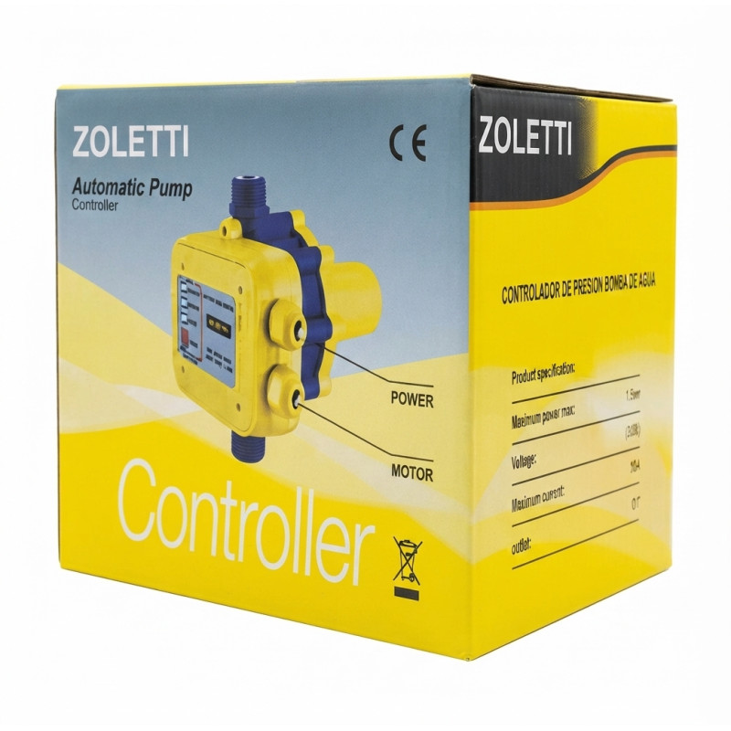 Controlador de presión ZOLETTI™ para bomba de agua