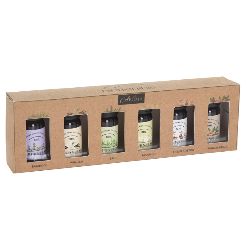 Aceite Aromático para Quemador 6 Fragancias 10ML 