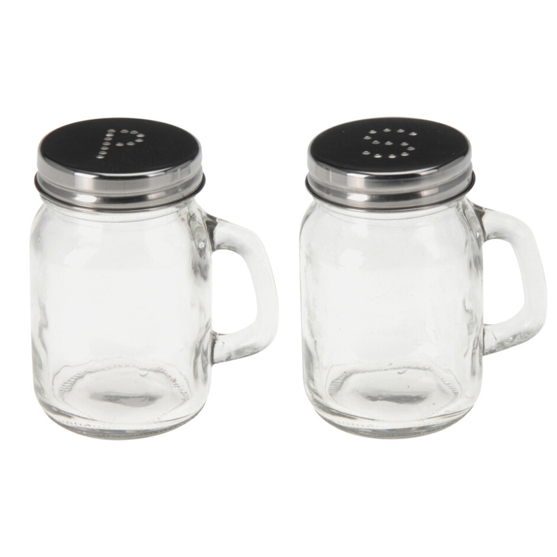 Salero y Pimentero Mugs de Cristal 7X9X5cm Excellent Hoseware