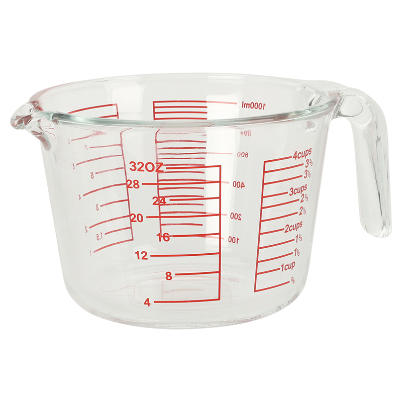 Jarra de Medición de Vidrio 1000ML 
