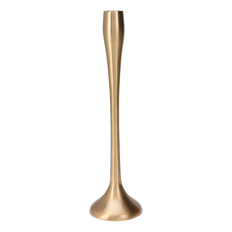 Candelabro Dorado 8X31X8cm 