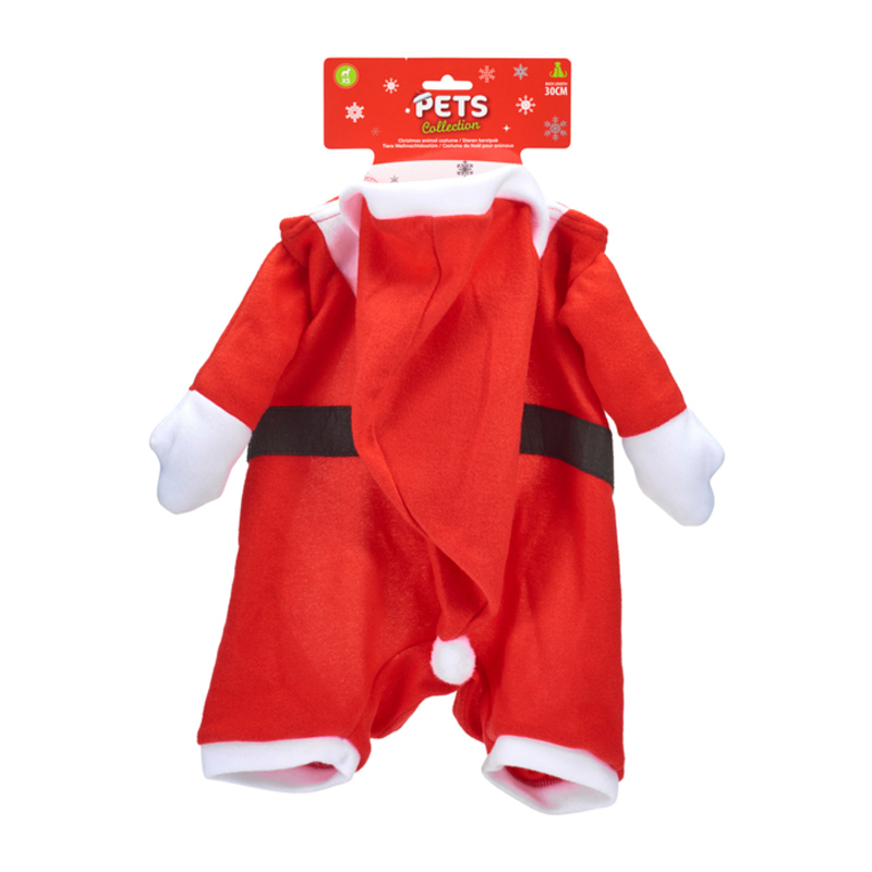 Disfraz para Mascota Santa XSmall 30cm 