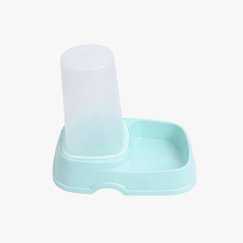 Plato Plástico Doble para Mascotas 