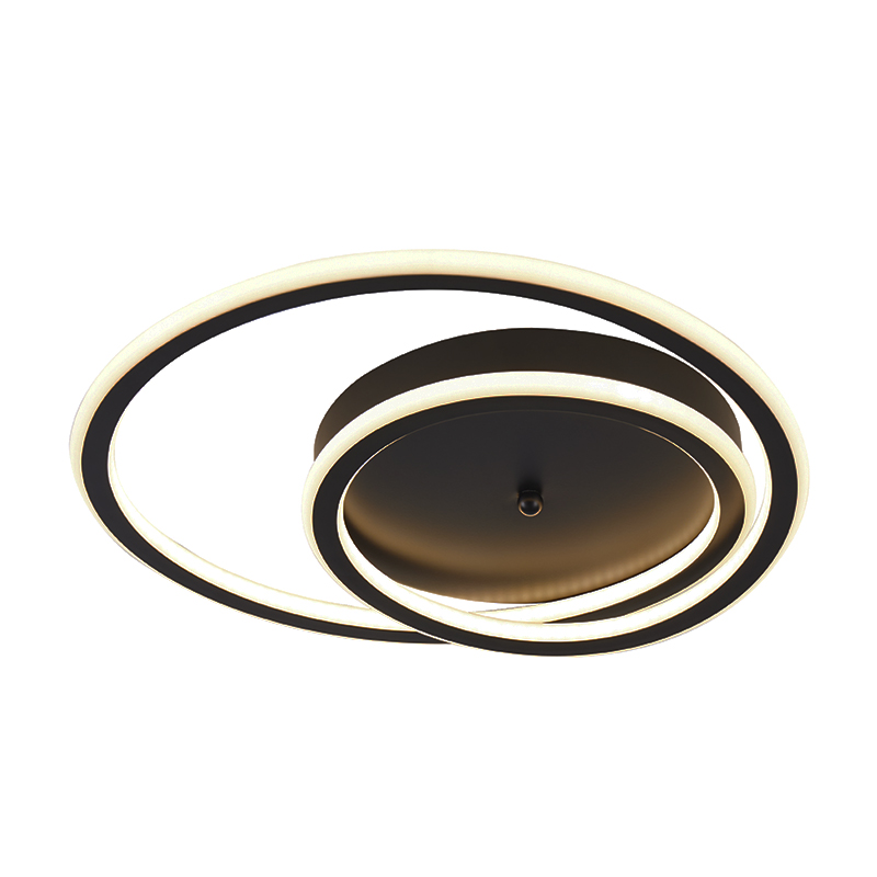 Lámpara de Techo LED Ari Negro 40cm 40W