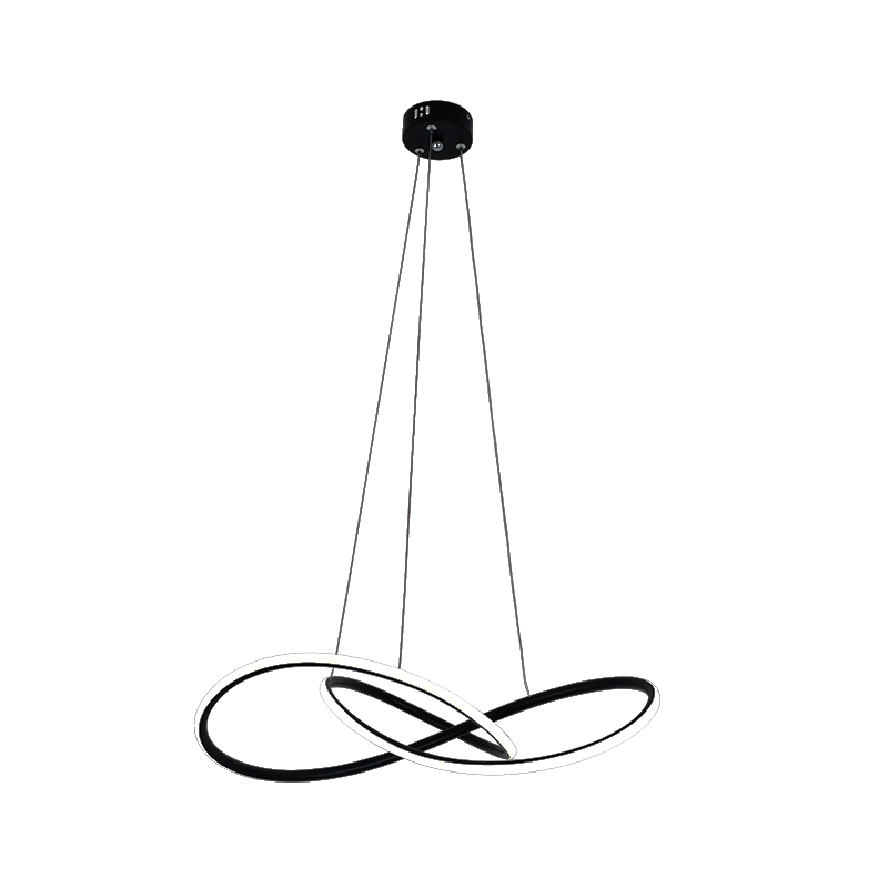 Lámpara Colgante LED Flux Negro Eurolight