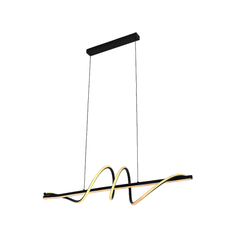 Lámpara Colgante LED Kyra Negra  Eurolight