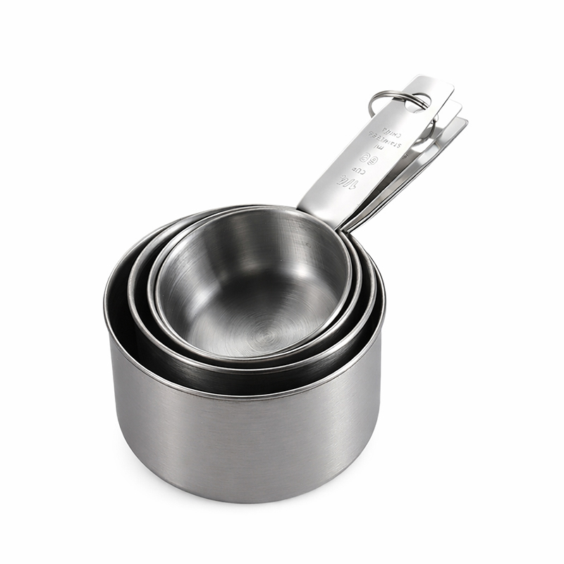 Tazas de Medición Inoxidable 1/4 1 Taza 4 Piezas