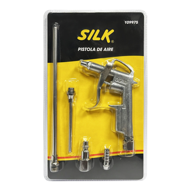 Pistola de Aire de Aluminio con Accesorios DG10 Silk