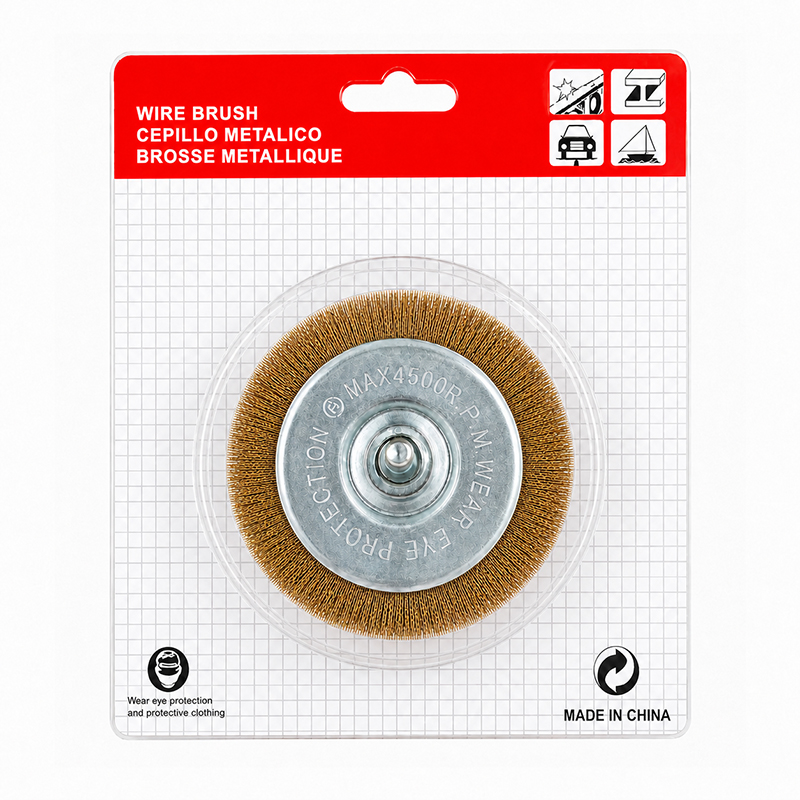 Cepillo de Acero para Taladro Copa 75mm