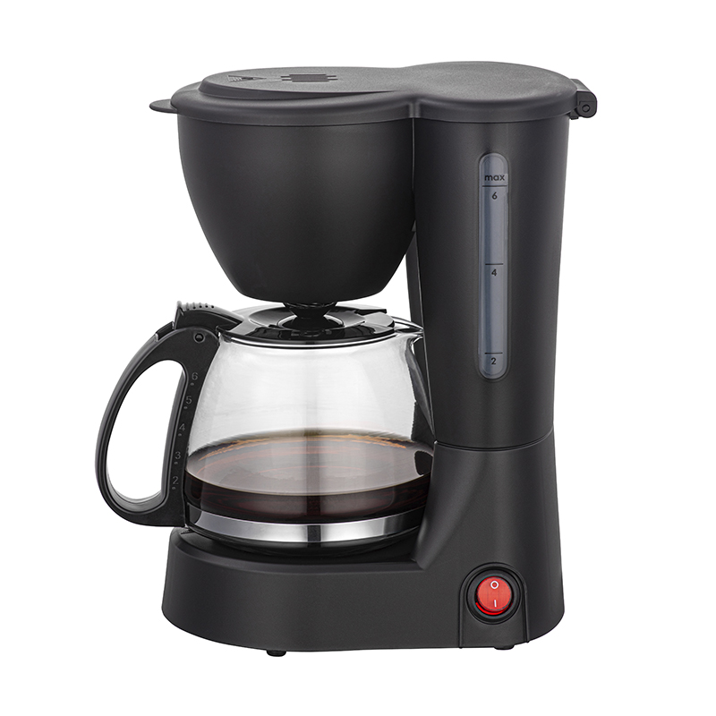 Cafetera 6 Tazas 650w Negro Mastermaid