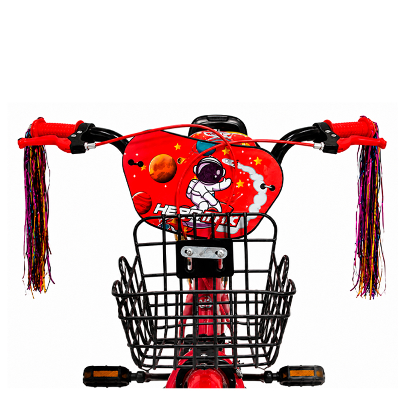 Bicicleta 16" Space Rojo con Accesorios Heromax