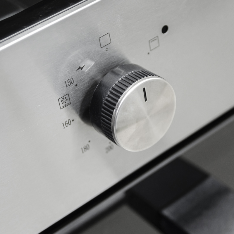 Horno a Gas Convencional 60cm 70L Inoxidable Mastermaid