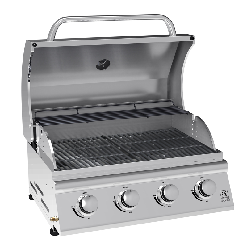 BBQ a Gas 4 Quemadores Inoxidable Mastermaid