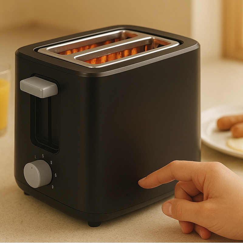 Tostadora Negra 2 Rebanadas 760w  Mastermaid