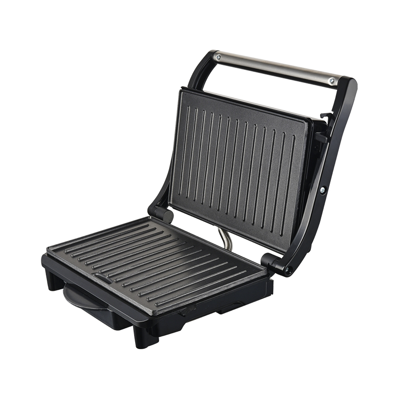 Sanduchera Panini Grill 800w Negro Inoxidable Mastermaid