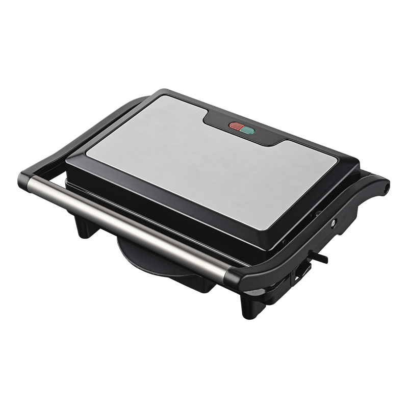 Sanduchera Panini Grill 800w Negro Inoxidable Mastermaid