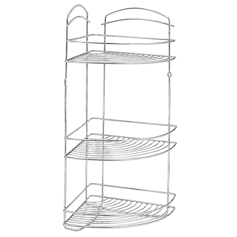 Organizador Esquinero 3 Niveles 53x20x20cm Cromo