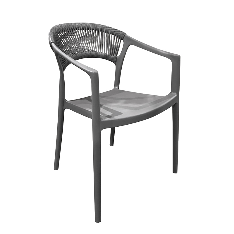 Silla Giorgio Gris con Brazo