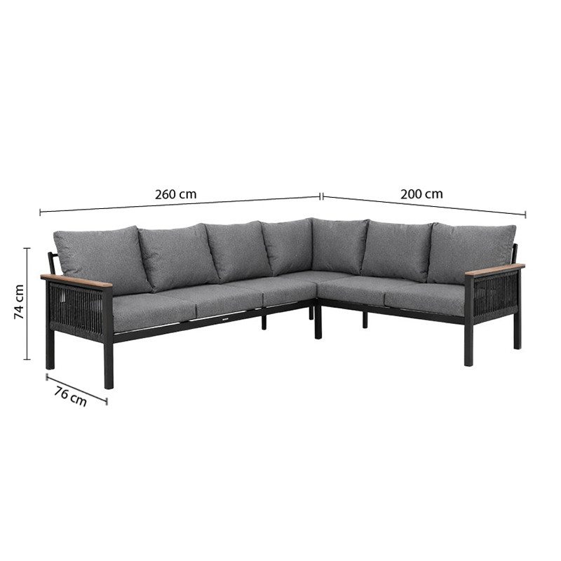 Mueble de Patio Sorento Gris