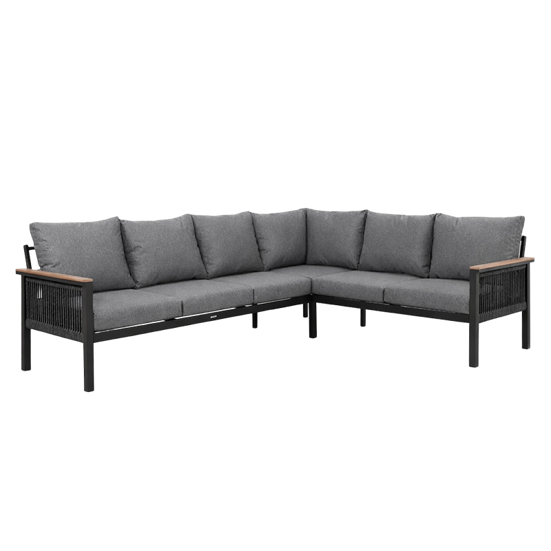 Mueble de Patio Sorento Gris 3 Piezas