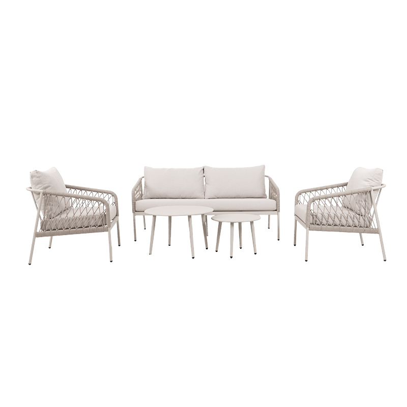 Mueble de Patío Capri Beige 5 Piezas