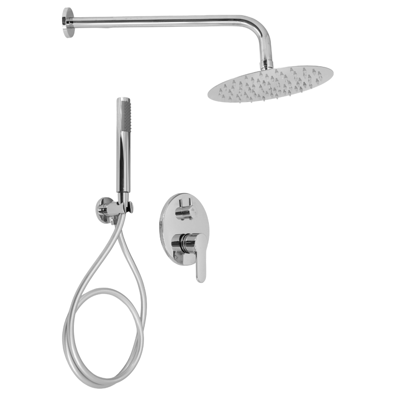 Grifería Ducha Vento con Ducha Teléfono Cromo Vitta