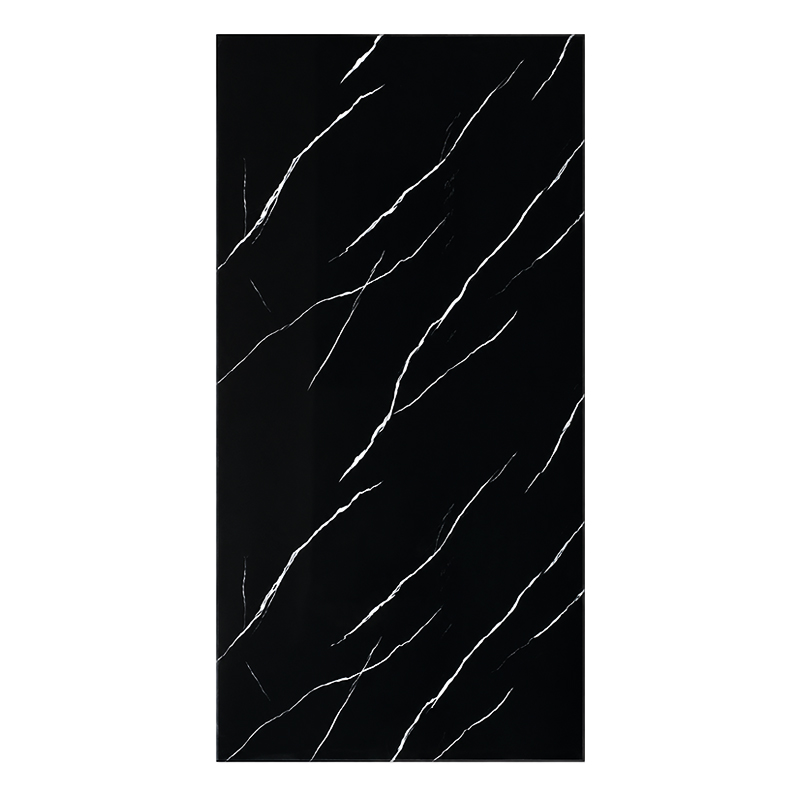 Panel PVC Mármol Negro 122x244x3mm