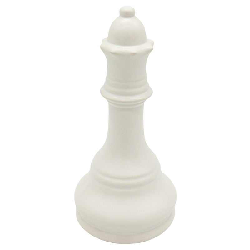 Adorno Ajedrez Reina Blanco 20cm
