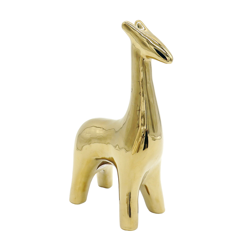 Adorno Jirafa Oro 23.5cm