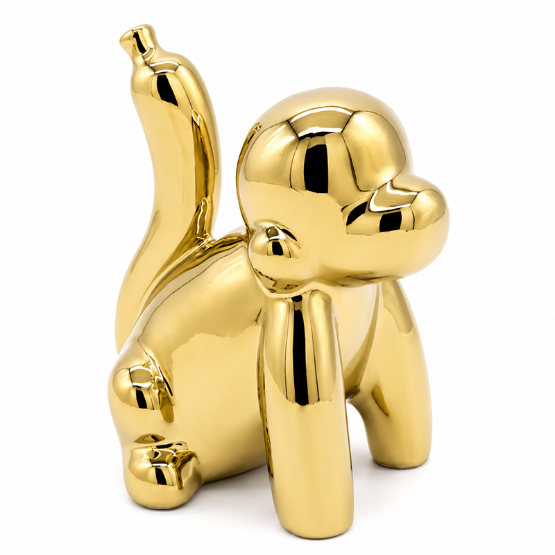 Adorno Mono Oro 13cm