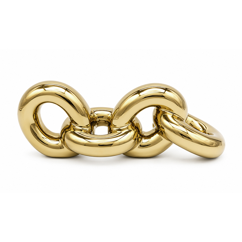 Adorno Cadena Oro 11cm