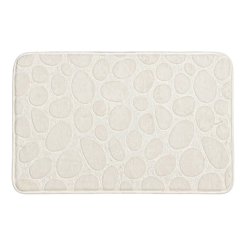 Alfombra Diseño de Piedras 40x60cm Beige