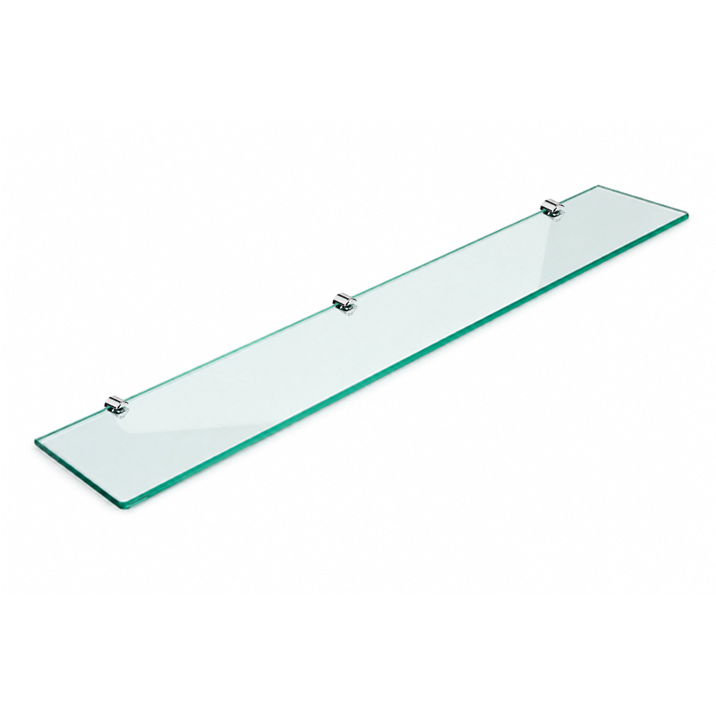 Repisa Rectangular de Vidrio 60x10cm