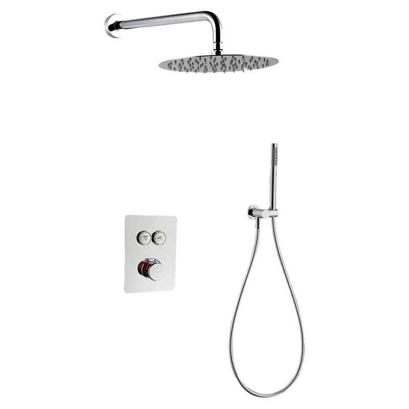 Grifería Ducha Pulse con Ducha Teléfono Cromo Mate