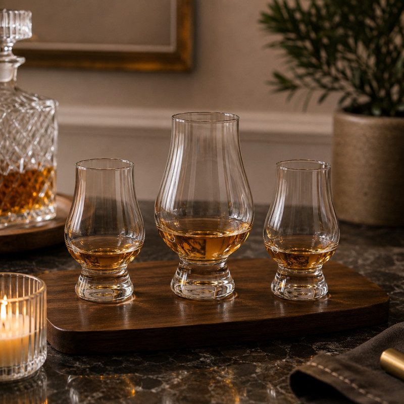 Vasos Degustación Whisky 3 Piezas