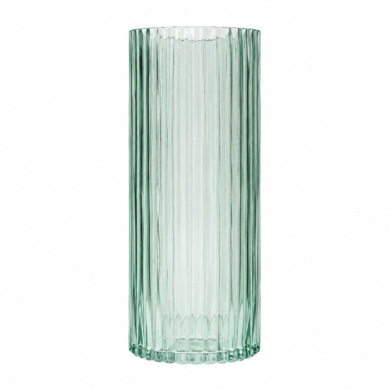 Florero Zerb Vidrio Ambar 25cm