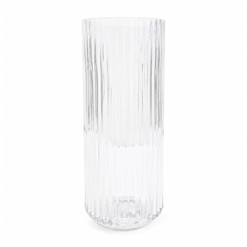 Florero Zerb Vidrio Transparente 29cm