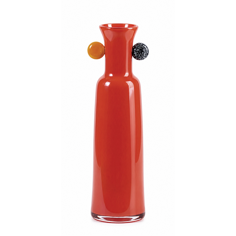 Florero Eclipse Vidrio Naranja 37cm