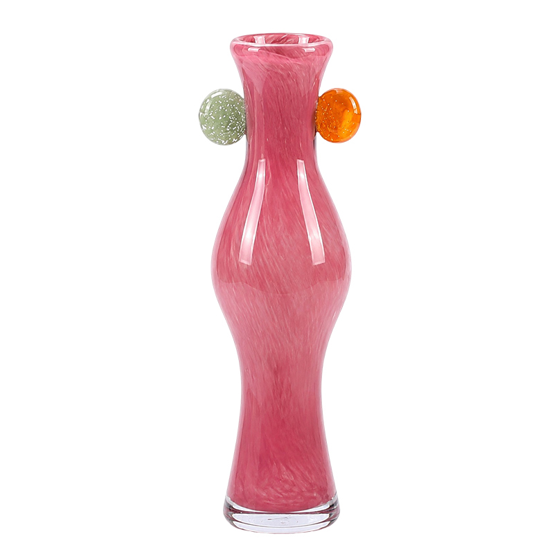 Florero Eclipse Vidrio Naranja 37cm