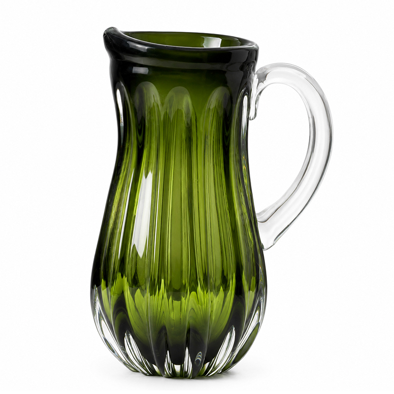 Jarra Chloe Vidrio Verde 27cm