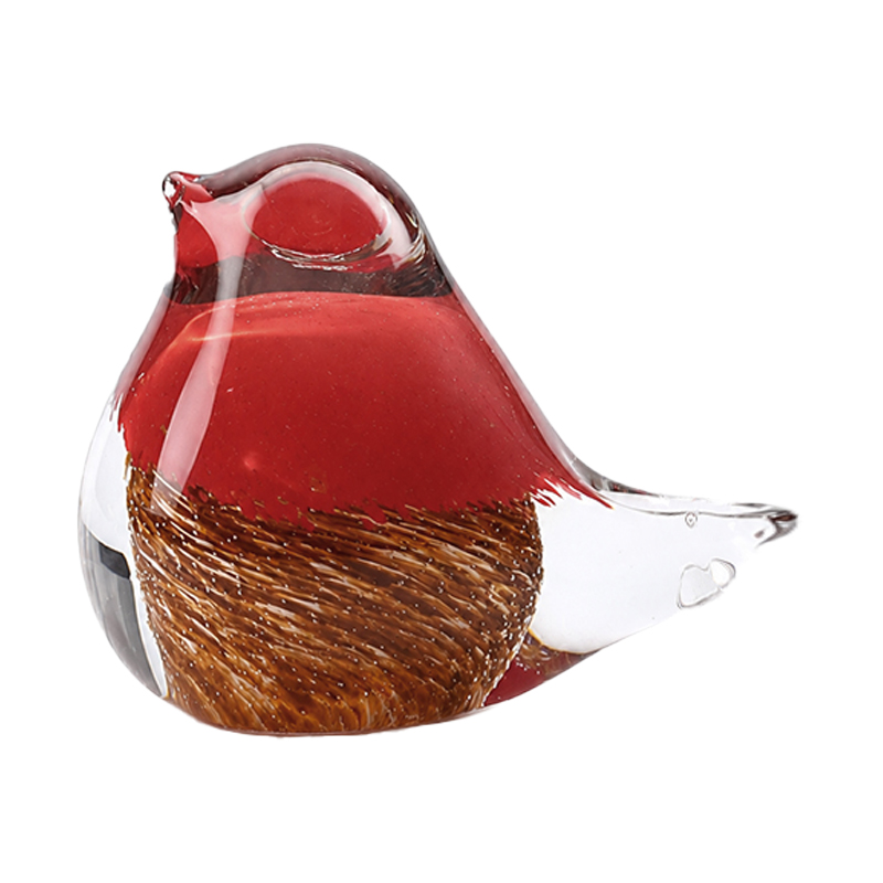 Adorno Pájaro Vidrio Vino Café 5.5cm