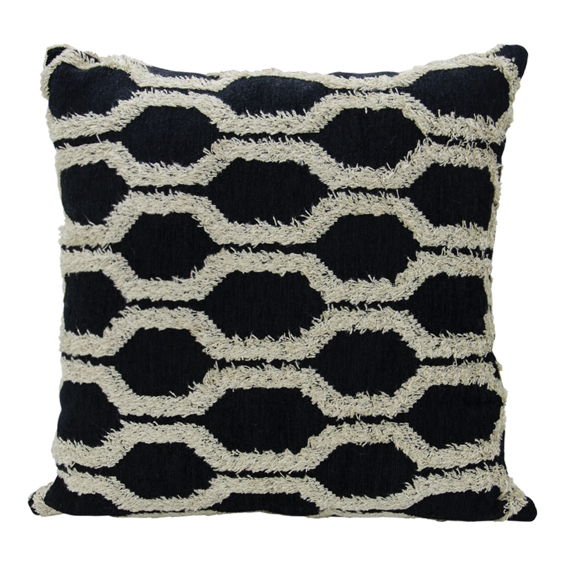 Cojín Quiet Lux Black 45x45cm 