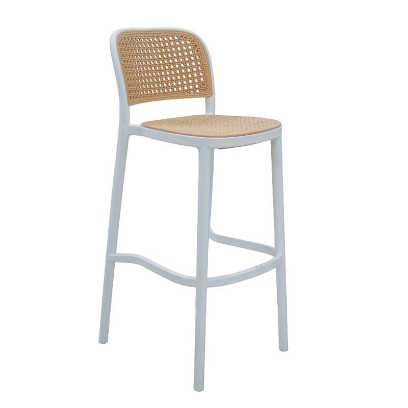 Silla de Bar Poitiere Beige Blanco
