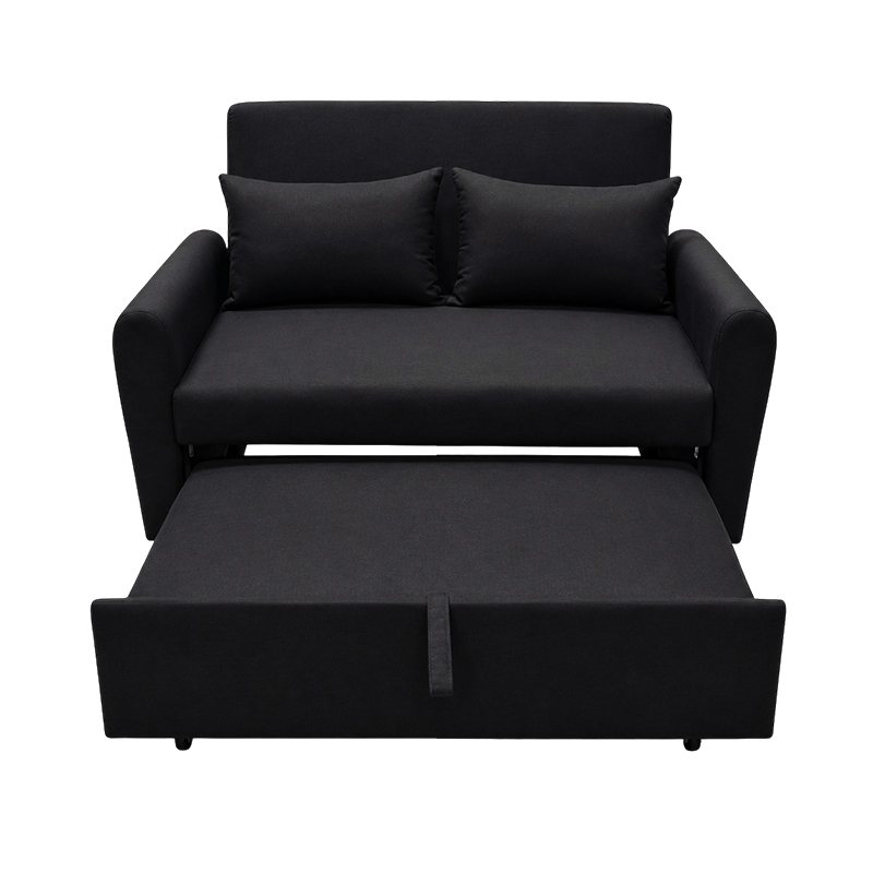 Sofá Cama York Negro 2 Puestos