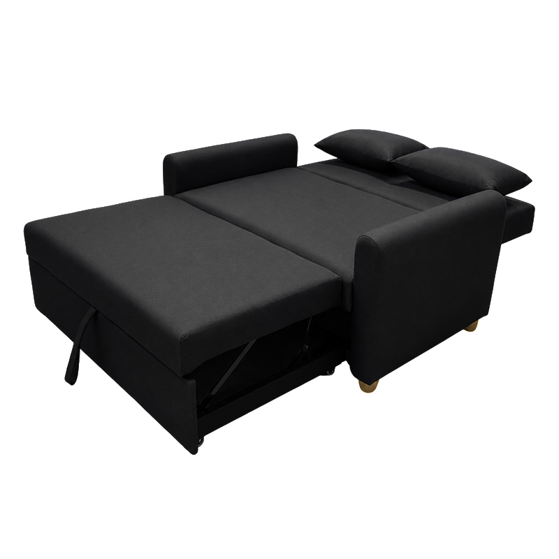 Sofá Cama York Negro 2 Puestos
