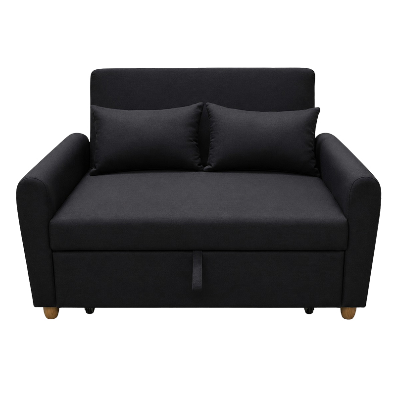 Sofá Cama York Negro 2 Puestos