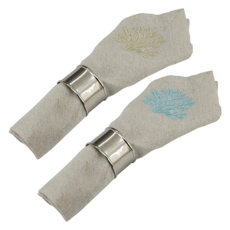 Set X2 Servilletas Coral Breeze Arena