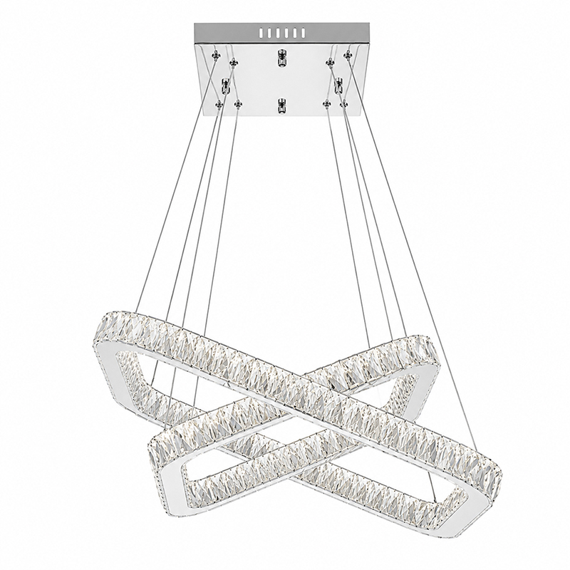 Lámpara Colgante Baden Cristal LED 45w 59cm