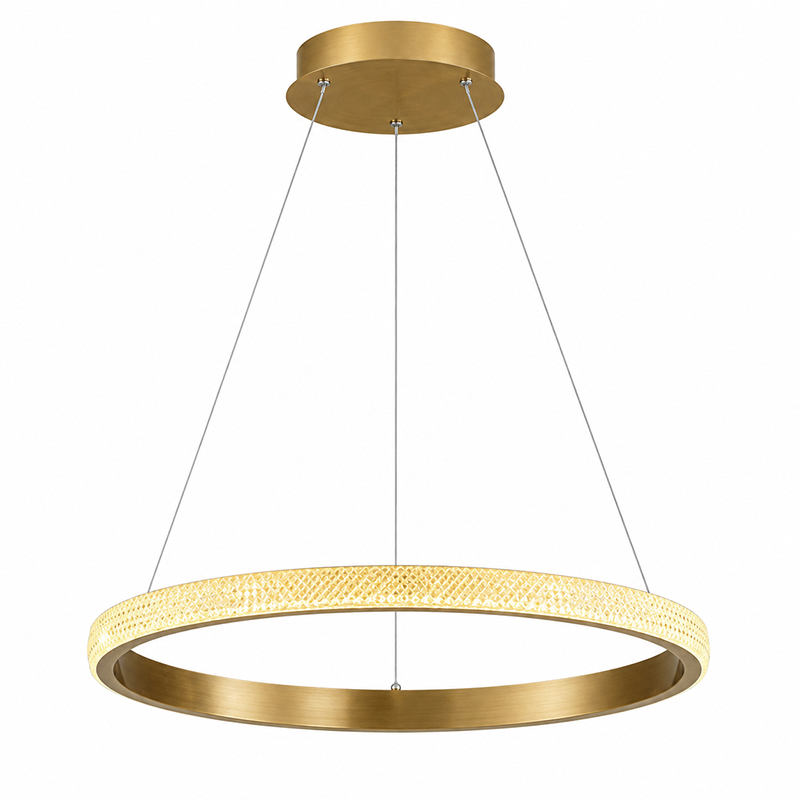 Lámpara Colgante Lancy Oro LED 20w 60cm